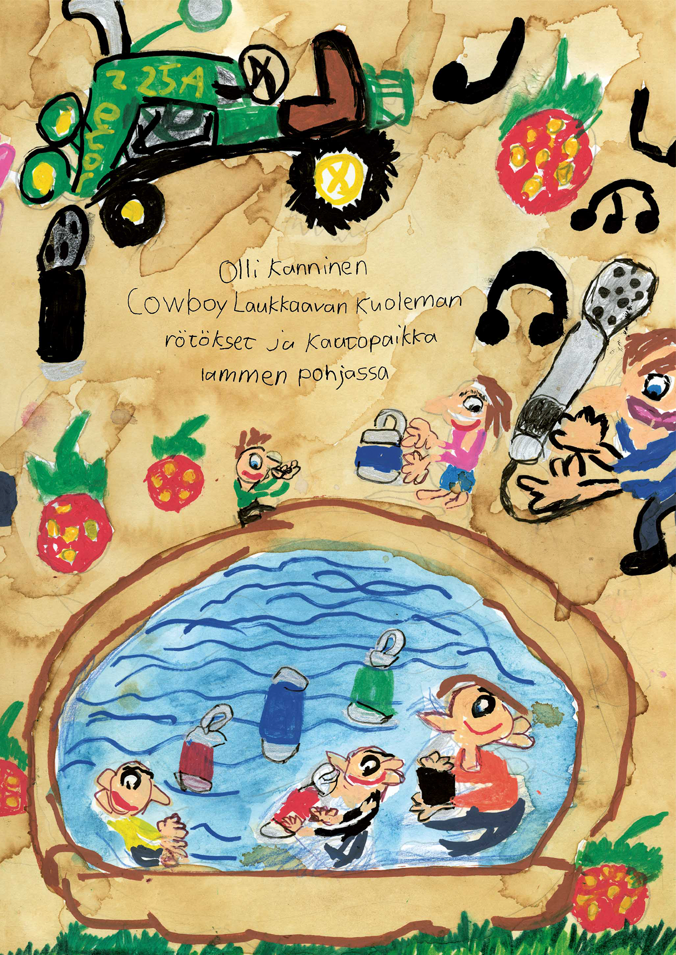 Cowboy Laukkaavan Kuoleman rötökset ja Kaatopaikka lammen pohjassa    - kansikuva