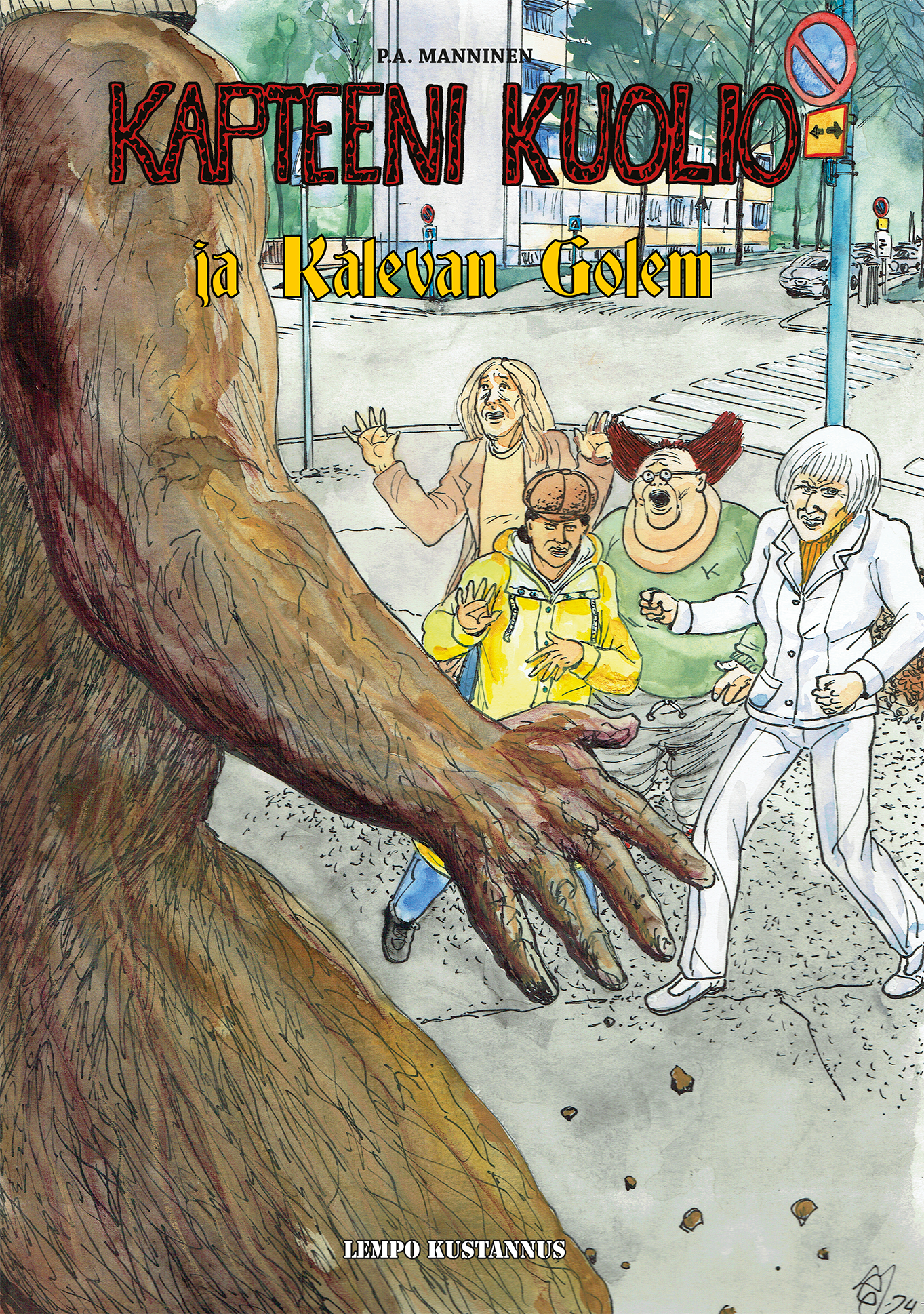 Kapteeni Kuolio ja Kalevan Golem- kansikuva