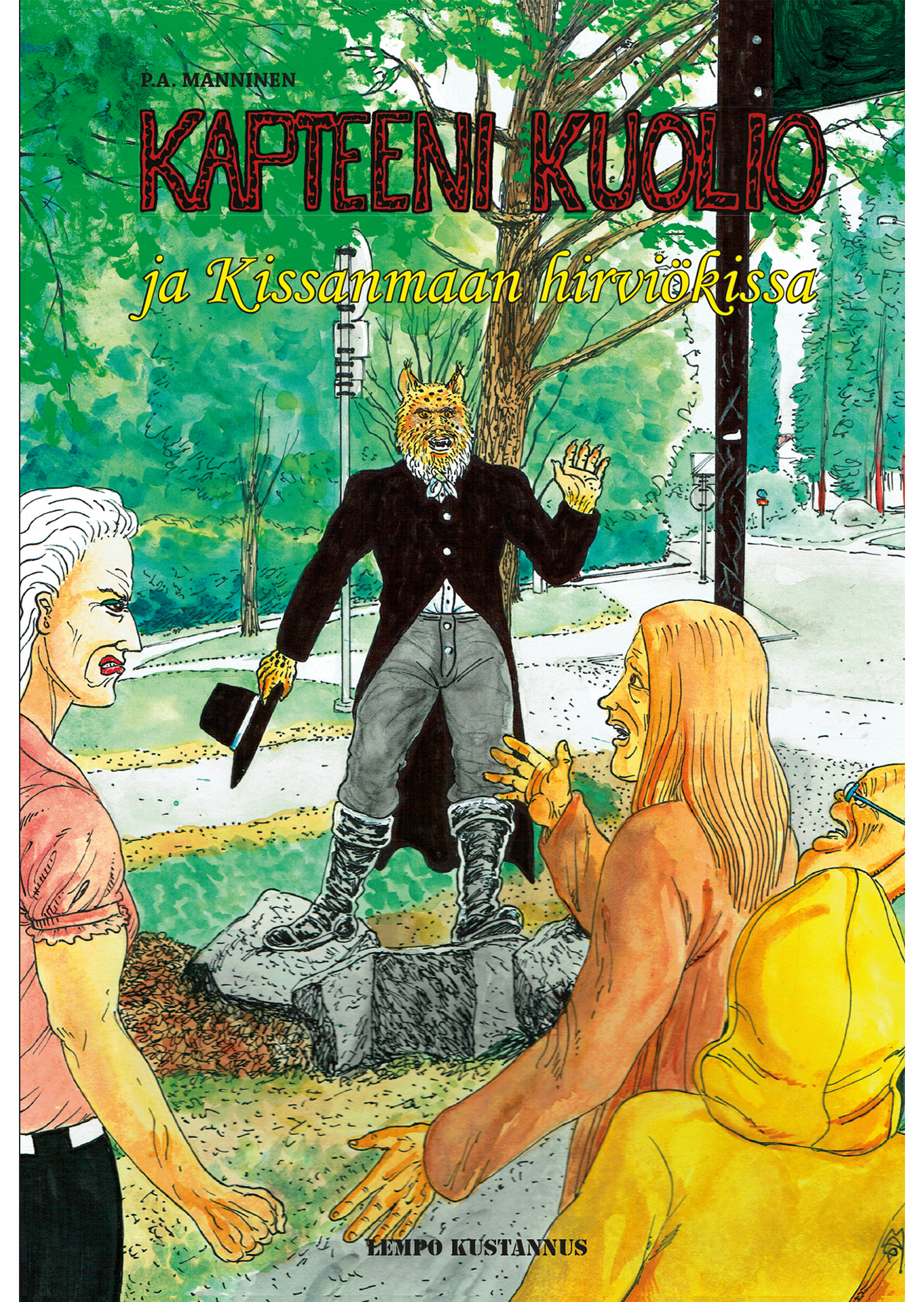 Kapteeni Kuolio  ja Kissanmaan hirviökissa kansikuva