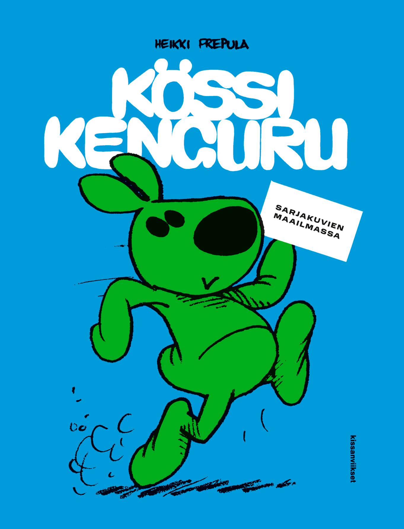 Kössi Kenguru sarjakuvien maailmassa- kansikuva