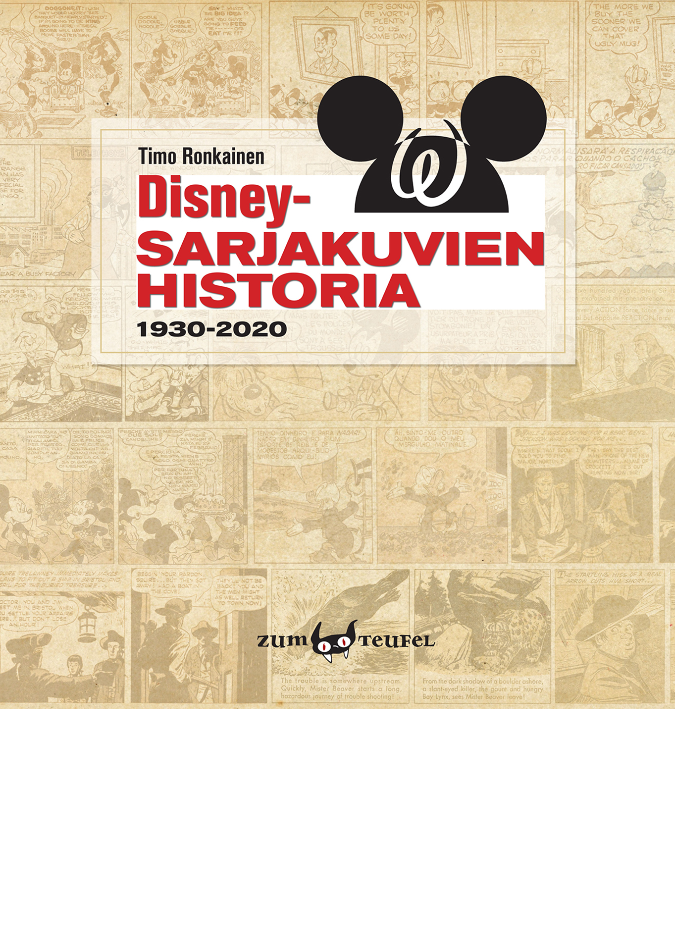 Disney-sarjakuvien historia - kansikuva